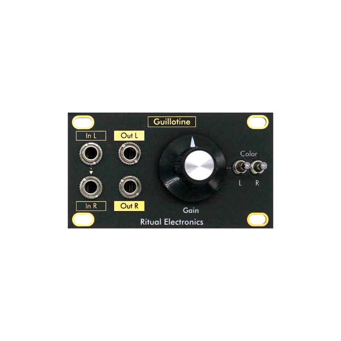 鍵盤楽器 Ritual Electronics Guillotine Guillotine 1U - Stereo Distortion - YouTube